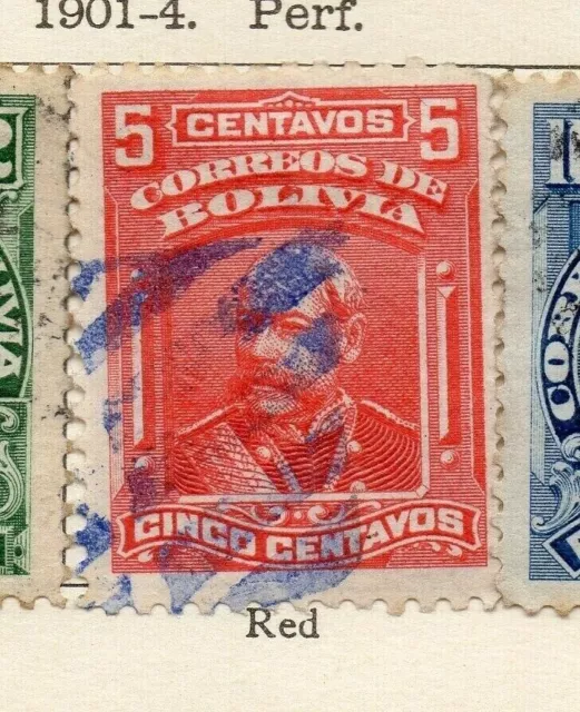 Bolivia 1901-04 Early Issue Fine Used 5c. NW-112971