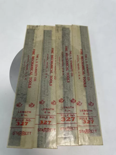 Vintage Starrett 327 6” Flexible Rule Unused In Original Packaging