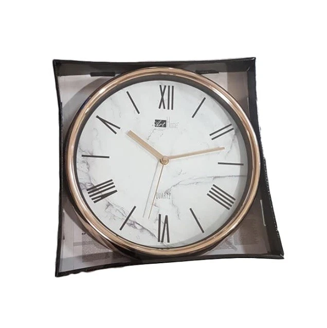 H&H Orologio da Parete, Blanch, Bianco, Tondo, 40 cm
