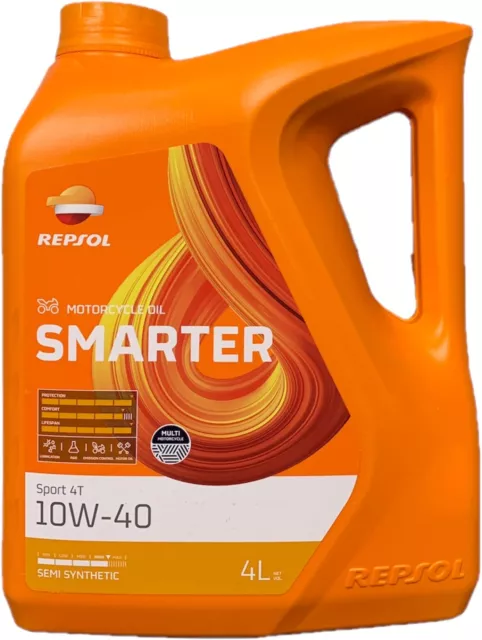 ACEITE REPSOL MOTO SINTETICO 4T 10W40 4L RP163N54