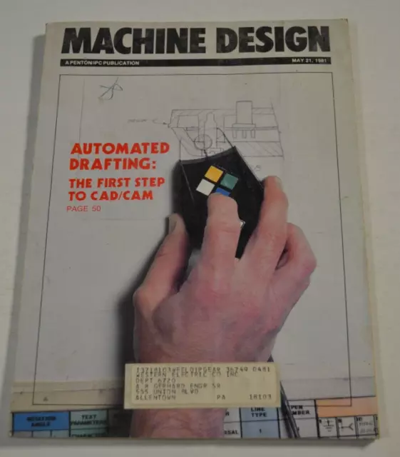 Machine Design Magazine May 21, 1981, Automated Drafting in CAD - 052423JENON-63
