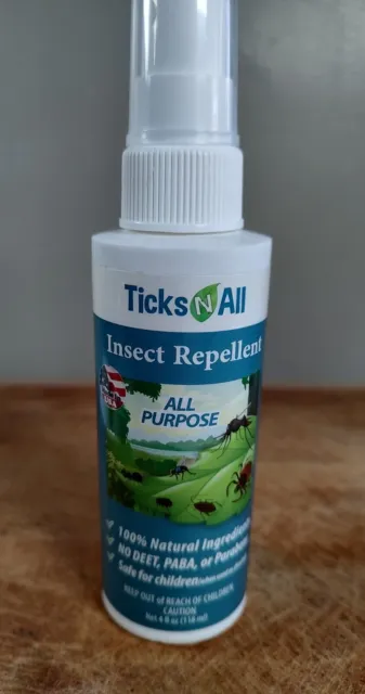 All Purpose Mosquito & Tick Repellent - 4 oz