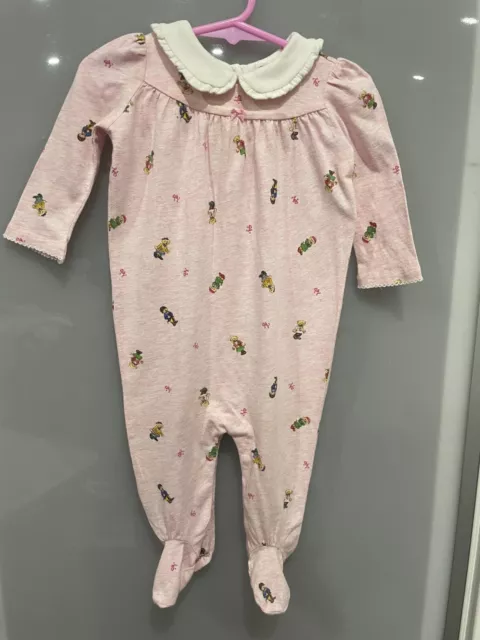 RALPH LAUREN - Super Cute Pink All in One - Size 6 Months - EUC