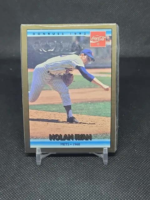 1992 Donruss Coke Ryan #2 Nolan Ryan/1968 NY Mets - Sealed (2)