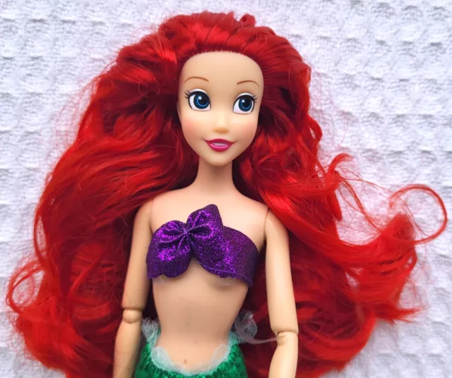 Barbie Ariel Disney Store Classic 12” Ariel The Little Mermaid Doll Ooak Collect