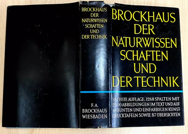 ⭐ Brockhaus der Naturwissenschaften und der Technik 1965, Lexikon , 6.  Auflage