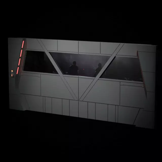 Mando Blast Door for 3.75 in Figure Diorama