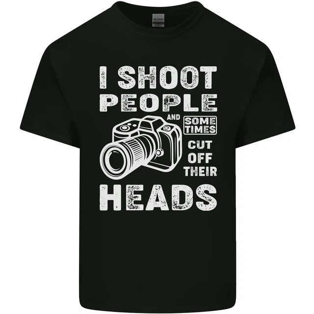 Photography I Shoot People Photographer Kids T-Shirt Childrens