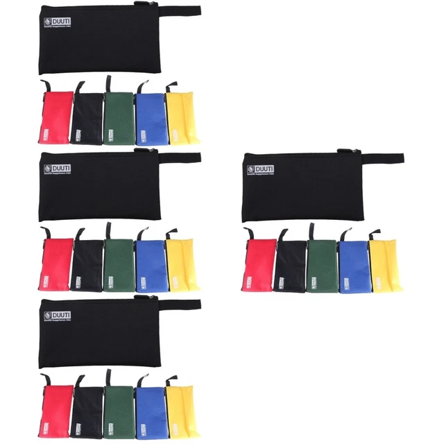 24 pcs Multipurpose Tool Zipper Pouches Zipper Pouches
