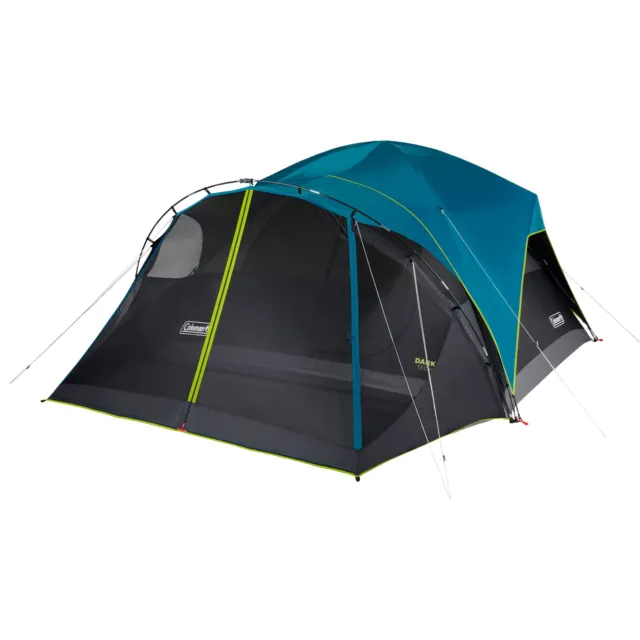 Coleman Carlsbad 8-Person Dark Room Dome Tent, Family Camping Tents