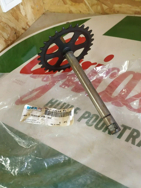 COPPIA DI PEDALE + PEDIVELLA MOTO CICLOMOTORE GUARNITURA EPOCA VINTAGE