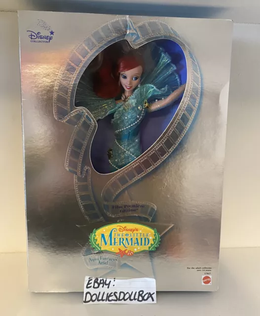 1997 Mattel Disney Aqua Fantasy Ariel La Sirenetta Barbie bambola Senza scatola