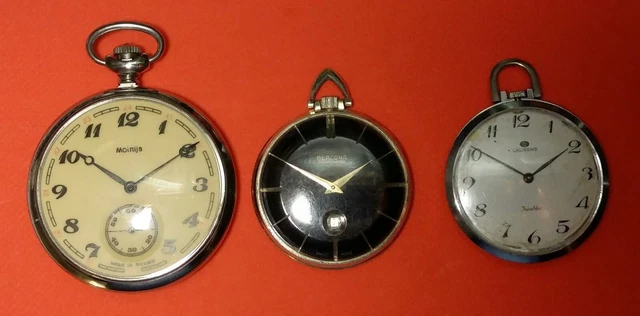 Lotto Di Orologi Da Tasca A Molla A Carica Manuale Molnija Bercona  Laurens