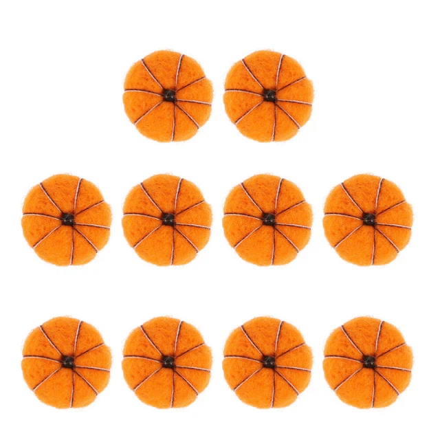 10 pz zucche in feltro bambino fai da te materiali da appendere peluche ornamenti