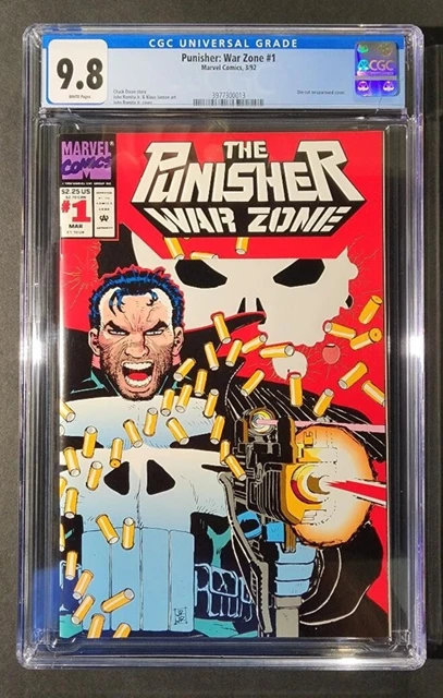 Punisher: War Zone #1 Marvel Comics 3/92 CGC 9.8 Die-Cut Cover