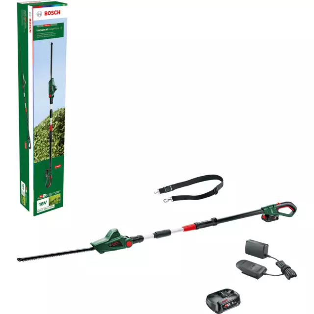 Bosch UNIVERSALHEDGEPOLE P4A 18v Cordless Telescopic Pole Hedge Trimmer 430mm 2