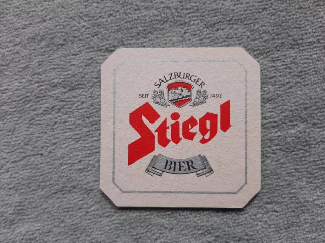 1 Bierdeckel "Stiegl Bier" Salzburg