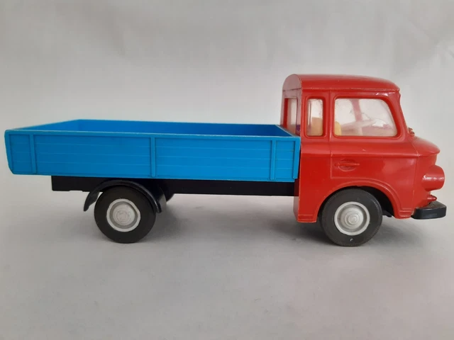 DDR Spielzeugauto Barkas B 1000 Pritsche mit Schwungradantrieb - Sammlerstück