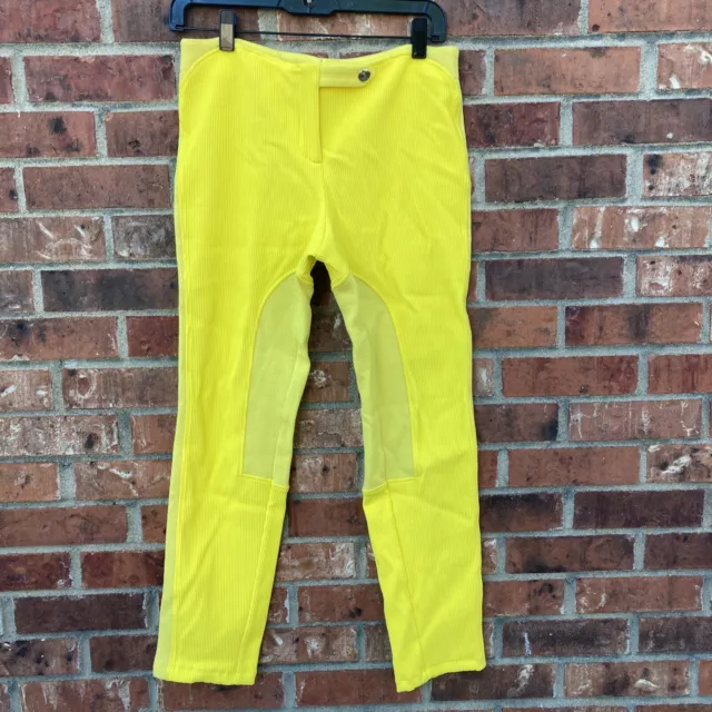 moschino cheap and chic yellow Stretch  pants Women’s Size 10