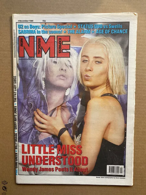 Transvision Vamp Nme Magazine Nov 4 1989 - Wendy James  Cover With More Inside U