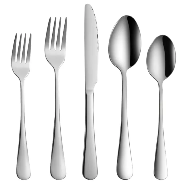 Kitchen Cutlery Set Stainless Steel Knife Fork Spoon Dinner Wedding Flatware Kit