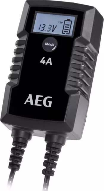 AEG Automotive 10616 Mikroprozessor-Ladegerät LD 4.0, 4 Ampere 6/12 V, 7-HF