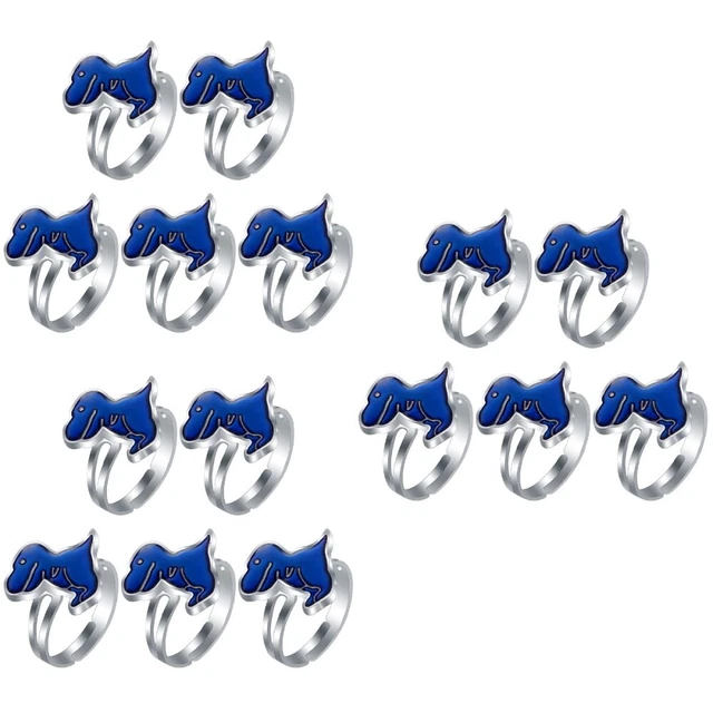 3x Entzückende Zarte Schöne Farbe ändern Ringe Schöne Kinder Ring Für Kinder