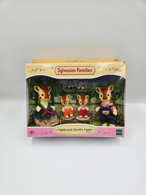 SYLVANIAN FAMILIES HIGHBRANCH Giraffe Family 4 Figures 5639 £21.99 ...