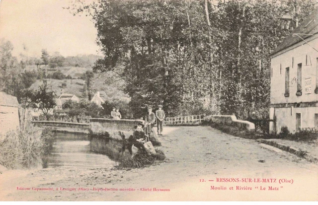 60 - RESSONS SUR MATZ - S00276 - Moulin et Rivière "Le Matz" - Capaumont - Herm