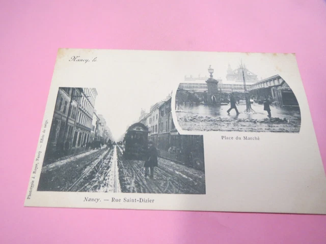 30014 Carte Postale 54 Nancy Rue Saint Dizier Place Du Marche 2 Vues