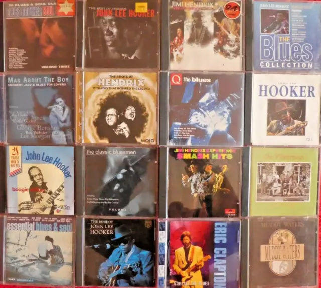 16- Blues CDs.  Albums-Job Lot- Bundle **