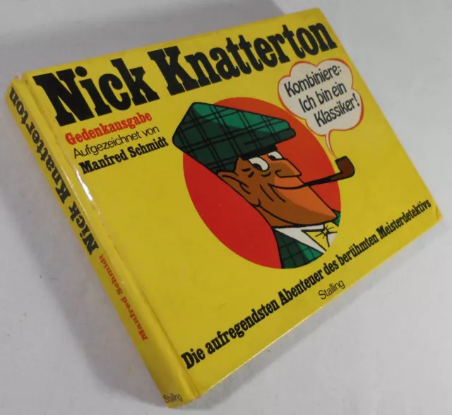 Comic Nick Knatterton Meisterdetektiv - Gedenkausgabe Manfred Schmidt 1971 /D