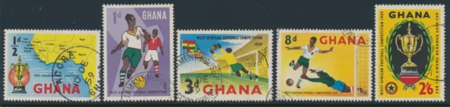 Ghana 1959 Used Mi 63 - 67 Scott 61 - 65 Football, Soccer