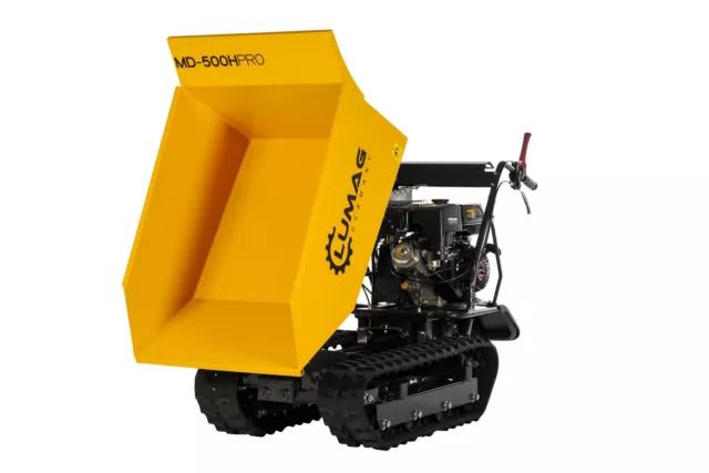 LUMAG Mini Raupendumper MD500H-PRO Dumper Kettendumper Benzin-Motor + Trittbrett 2