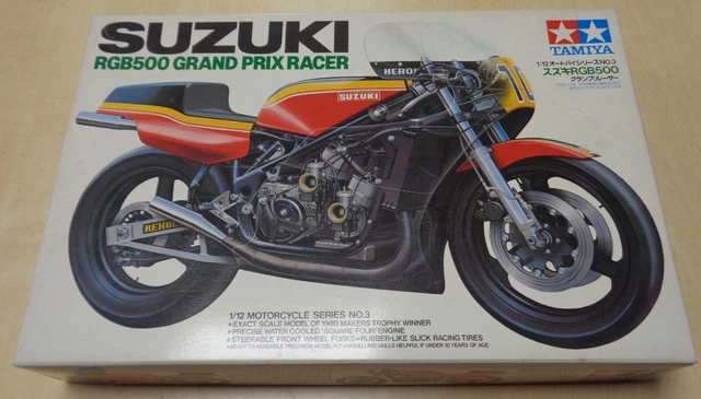 TAMIYA 1403 SUZUKI RGB500 Grand Prix Racer Highly Detailed 1:12
