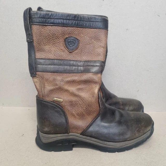 Ariat Damen Bryn Gore-Tex Reitstiefel Leder Braun Grösse Uk6,5 Eu40 Us9