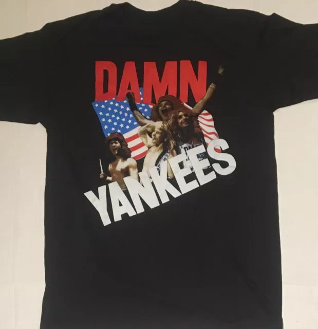 Vintage Damn Yankees Yank This T-Shirt Ted Nugent Single Stitch Hanes Size Large