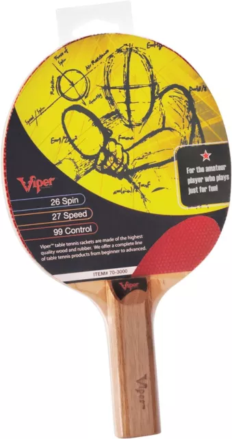 Viper Table Tennis the Glide Racket/Paddle Ping Pong Paddle 3