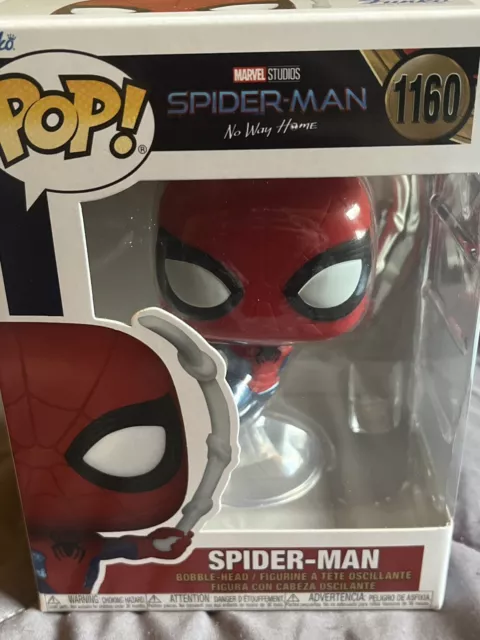 SPIDERMAN NO WAY HOME Figurine SPIDER MAN FINALE SUIT FUNKO POP N° 1160