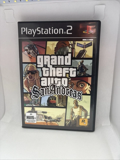 GRAND THEFT AUTO: San Andreas GTA - PS2 PlayStation 2 - Complete Incl ...