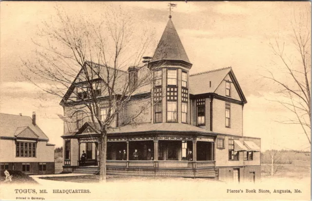 Togus, Maine - Headquarters National Soldiers' Home - Old Postcard