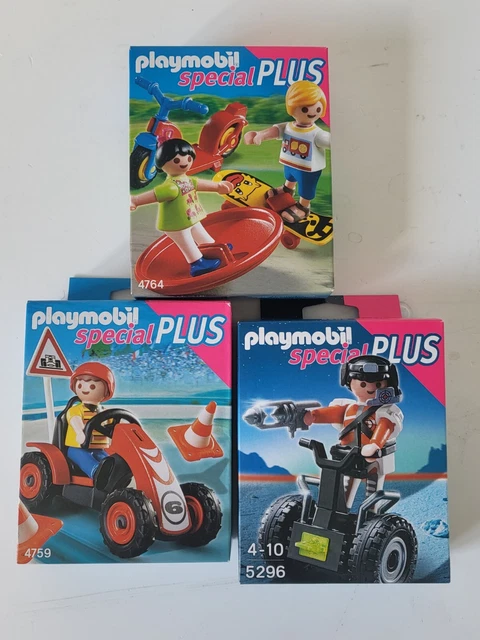 Lot PLAYMOBIL SPECIAL PLUS - 3 Boîtes (guerriers) Réf. 4696, 5385, 5409 - Neuf