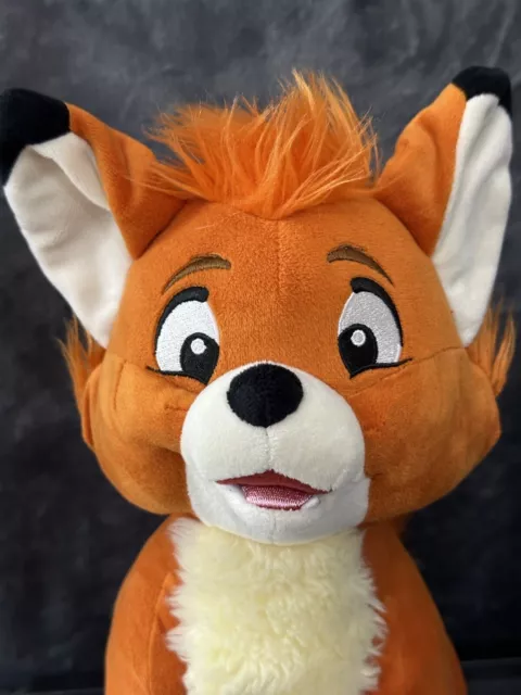 Disney Store Tod Plush The Fox and The Hound 14” Orange Stuffed Animal Toy