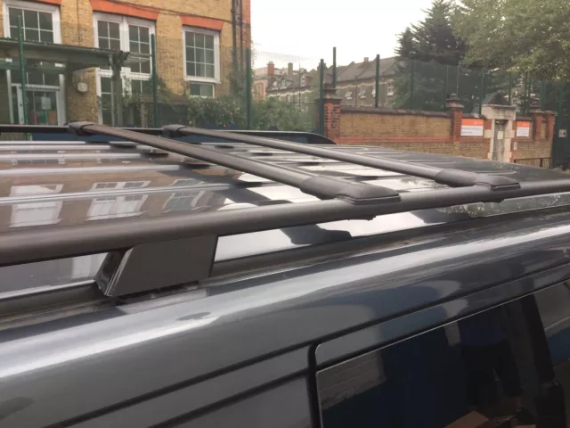 Citroen Berlingo Peugeot Partner Tepe Black Aluminium Roof Rack Cross Bars 08-18 2