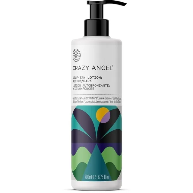 Crazy Angel Self Tan Lotion Medium to Dark 200ml