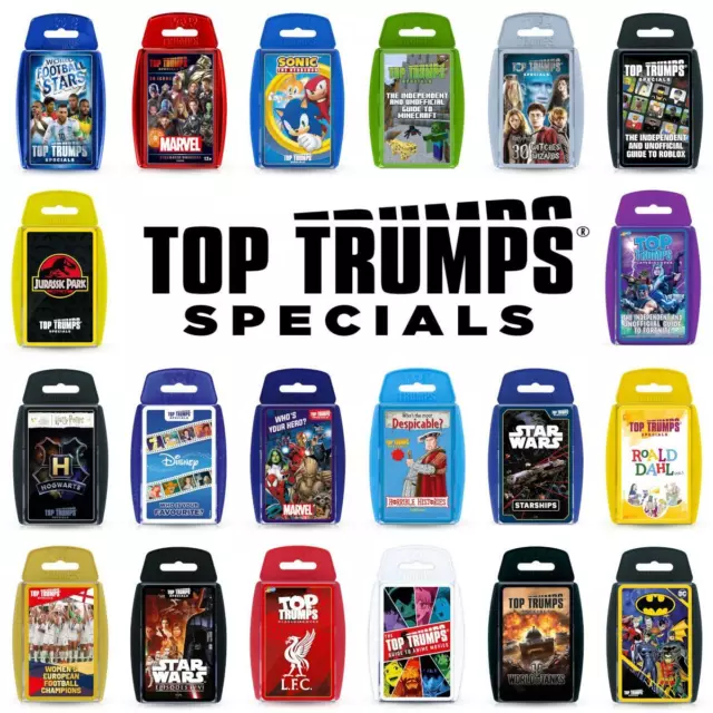 Top Trumps Specials - Discover New Editions - Entertainment Card Game