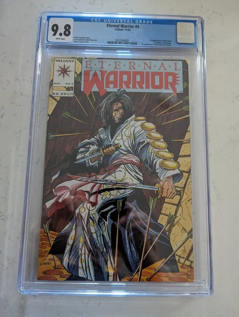 Eternal Warrior 4 CGC 9.8 1st Bloodshot Appearance (Cameo )