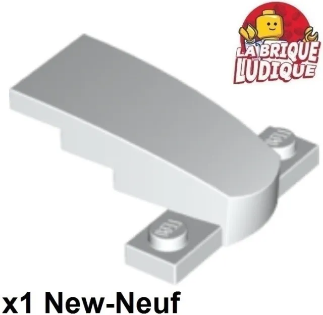 Lego 1x Wedge 4x2x1 1/3 aileron museau nez formule 1 f1 blanc/white 93589 NEUF