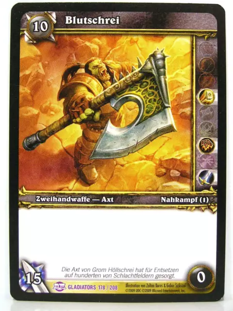 World of Warcraft TCG - Blut der Gladiatoren Rare/Epic Karte aussuchen - WoW