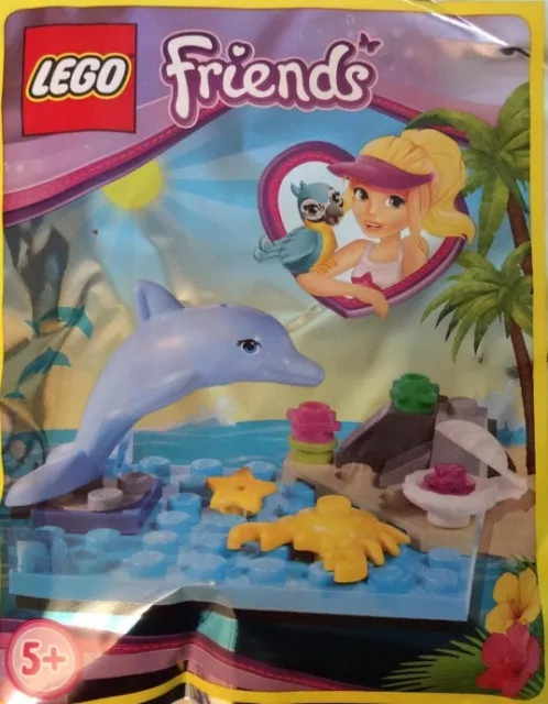 Lego Friends 471518: Dolphin and beach Foil Pack Polybag Rare Retired